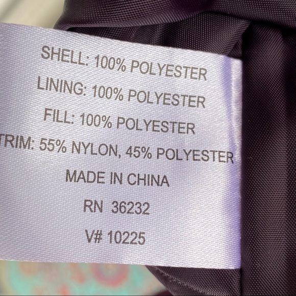 Portrait Quilted Purple Jacket - Picture 13 of 14